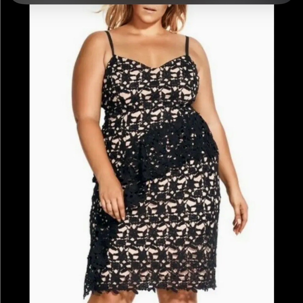 Black and Nude dress
